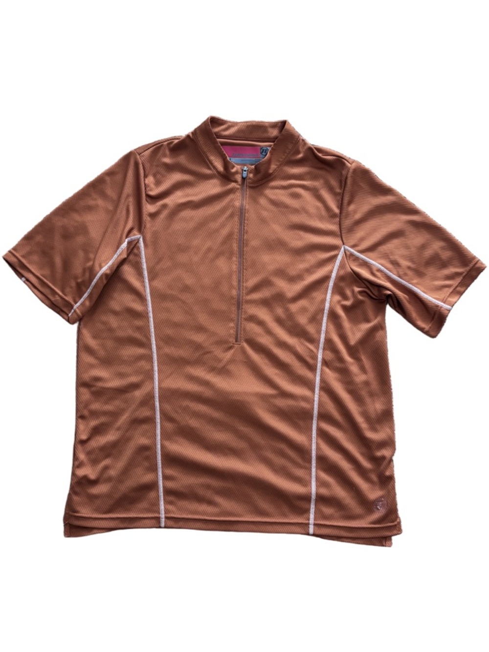 Novara Cycling Performance Short Sleeve Jersey - Rust/Brown - L - Picture 4 of 5